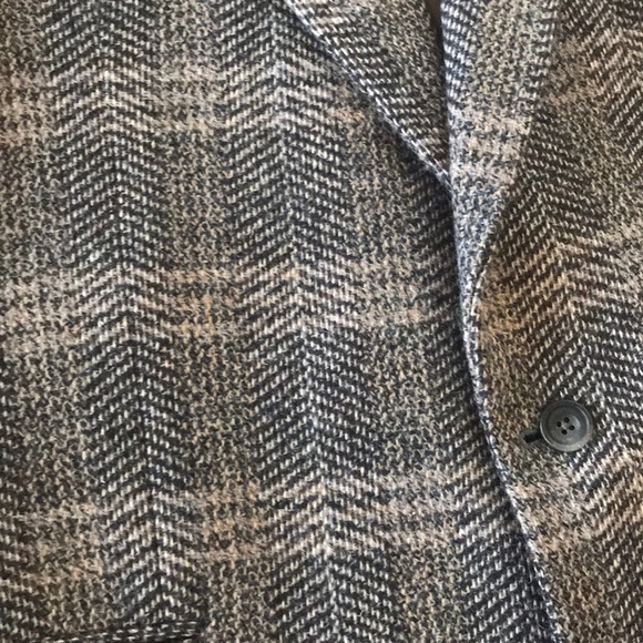 Vintage tweed wool suit coat Paris, France size 40 - Picture 2 of 6